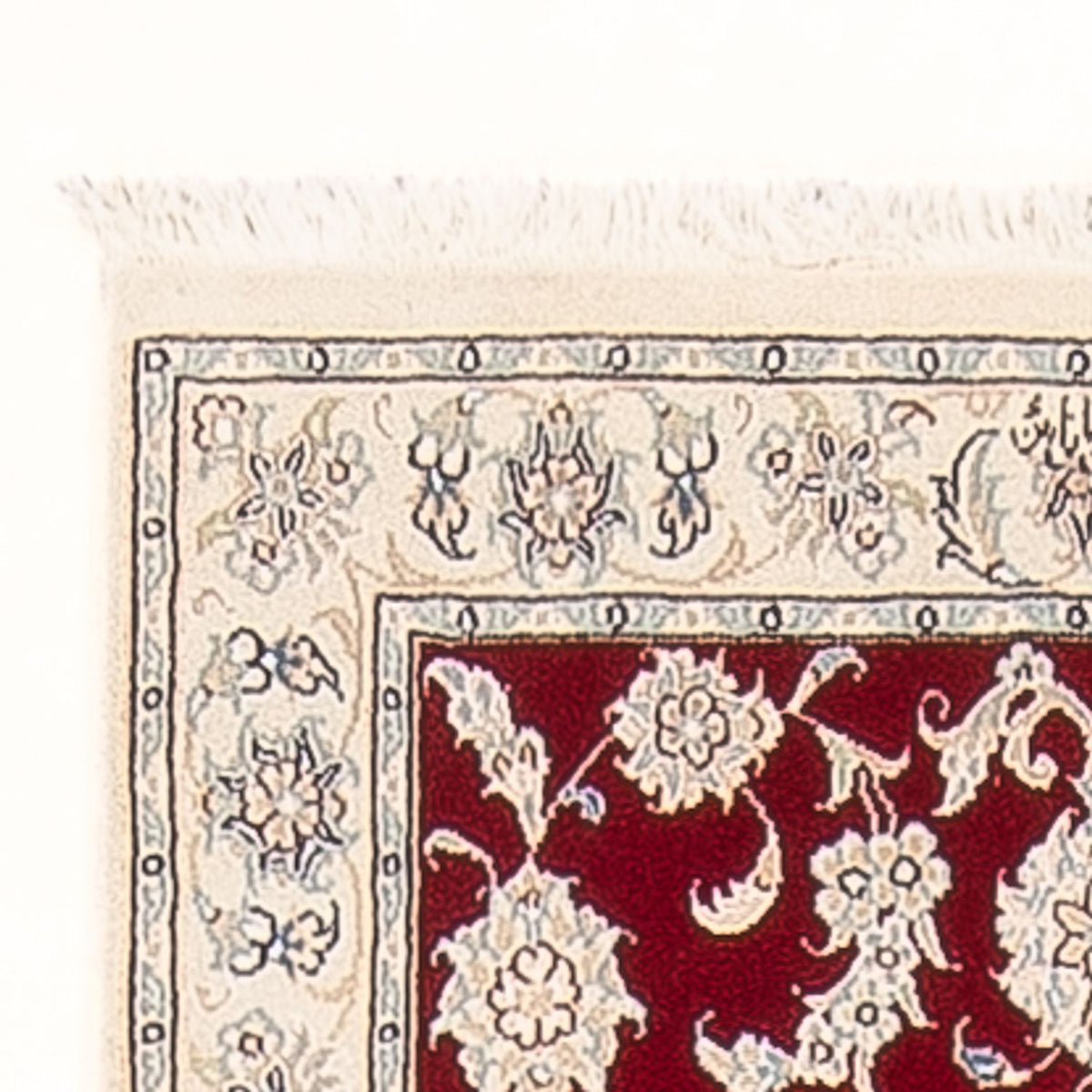 Tapis de couloir Tapis persan - Nain - Premium - 248 x 82 cm - rouge