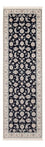 Tapis de couloir Tapis persan - Nain - Premium - 248 x 83 cm - bleu foncé