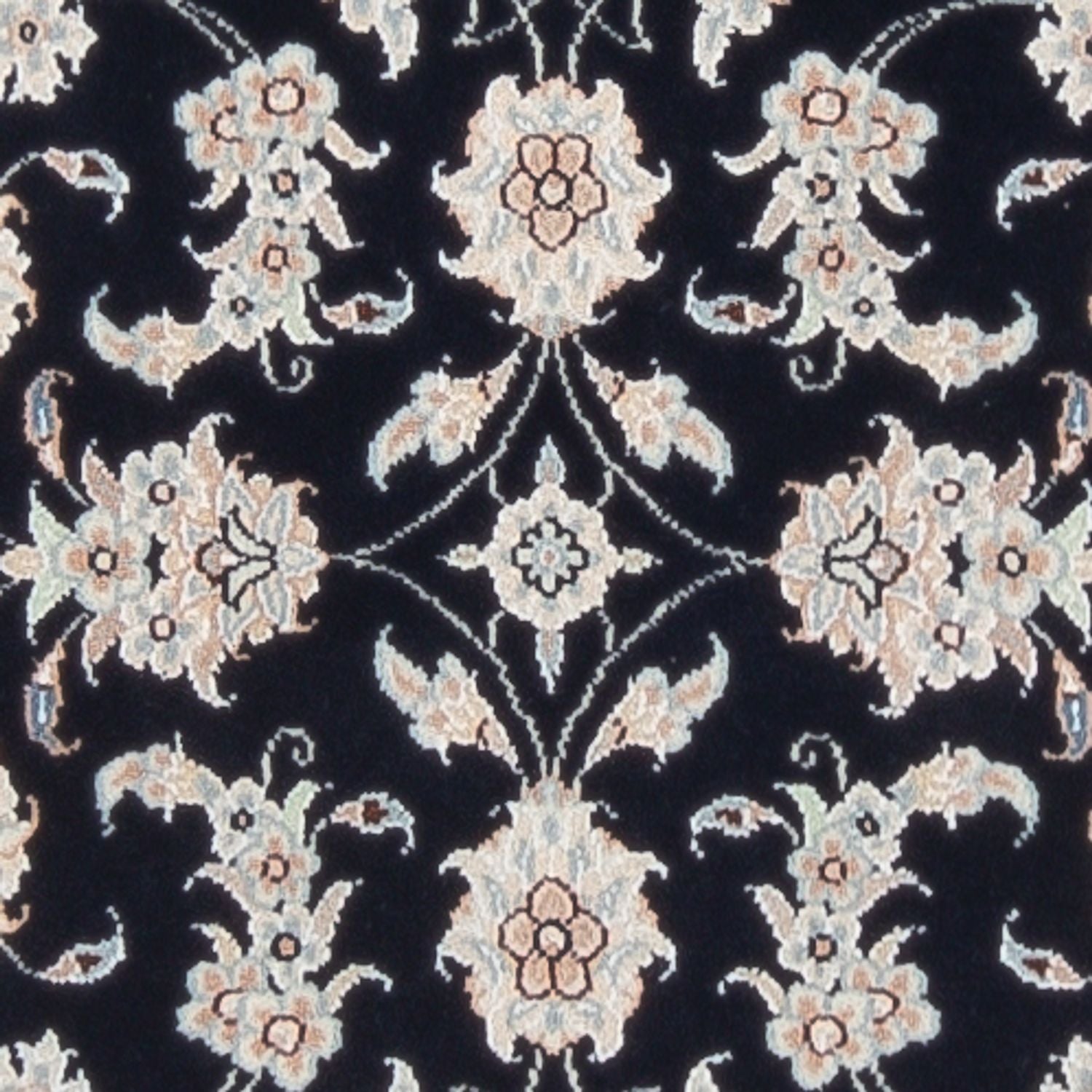 Tapis de couloir Tapis persan - Nain - Premium - 248 x 83 cm - bleu foncé