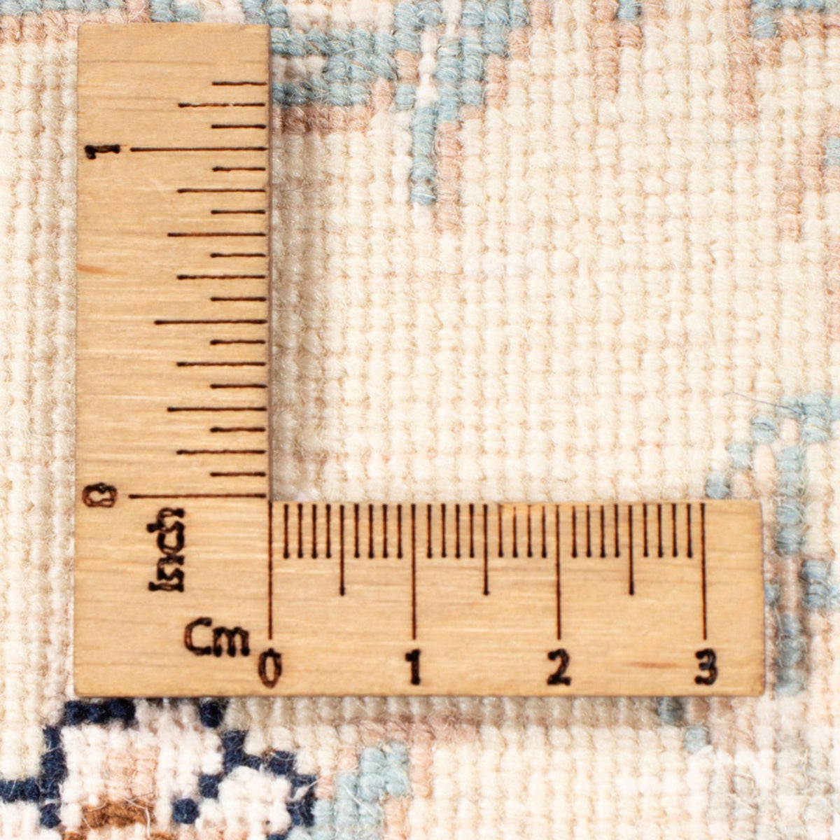 Tapis de couloir Tapis persan - Nain - Royal - 212 x 80 cm - crème