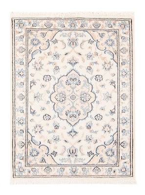 Tapis persan - Nain - 85 x 60 cm - crème