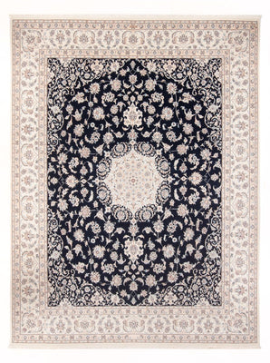 Tapis persan - Nain - Premium - 310 x 243 cm - bleu foncé