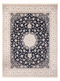 Tapis persan - Nain - Premium - 310 x 243 cm - bleu foncé