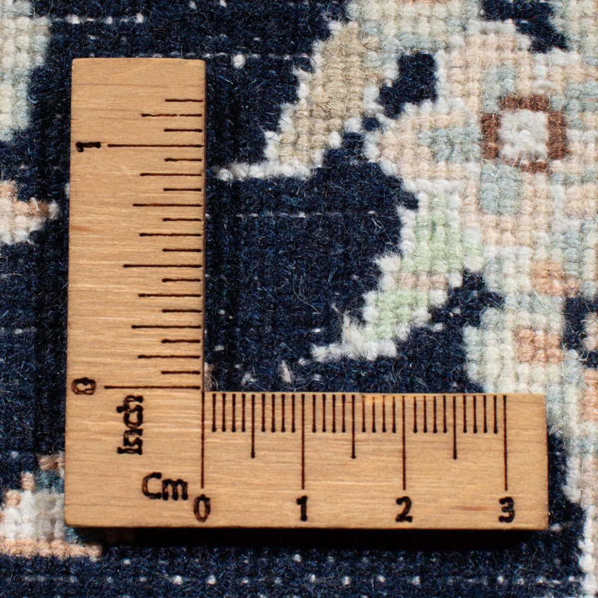 Tapis de couloir Tapis persan - Nain - Royal - 200 x 80 cm - bleu foncé