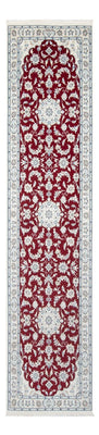 Tapis de couloir Tapis persan - Nain - Premium - 300 x 78 cm - rouge