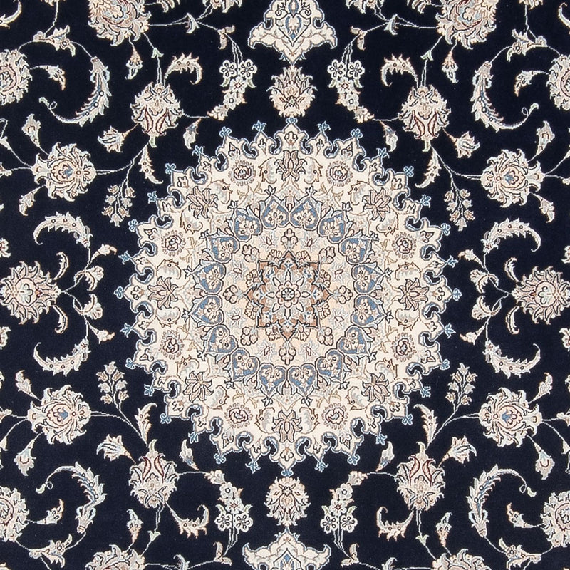 Tapis persan - Nain - Premium - 296 x 196 cm - bleu foncé