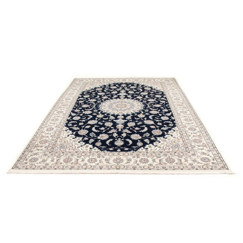 Tapis persan - Nain - Premium - 296 x 196 cm - bleu foncé
