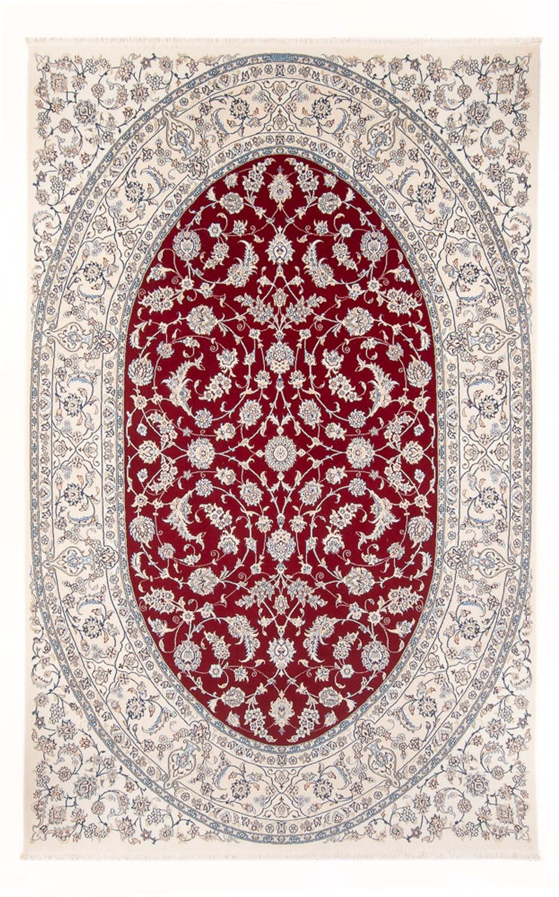 Tapis persan - Nain - Premium - 297 x 203 cm - rouge