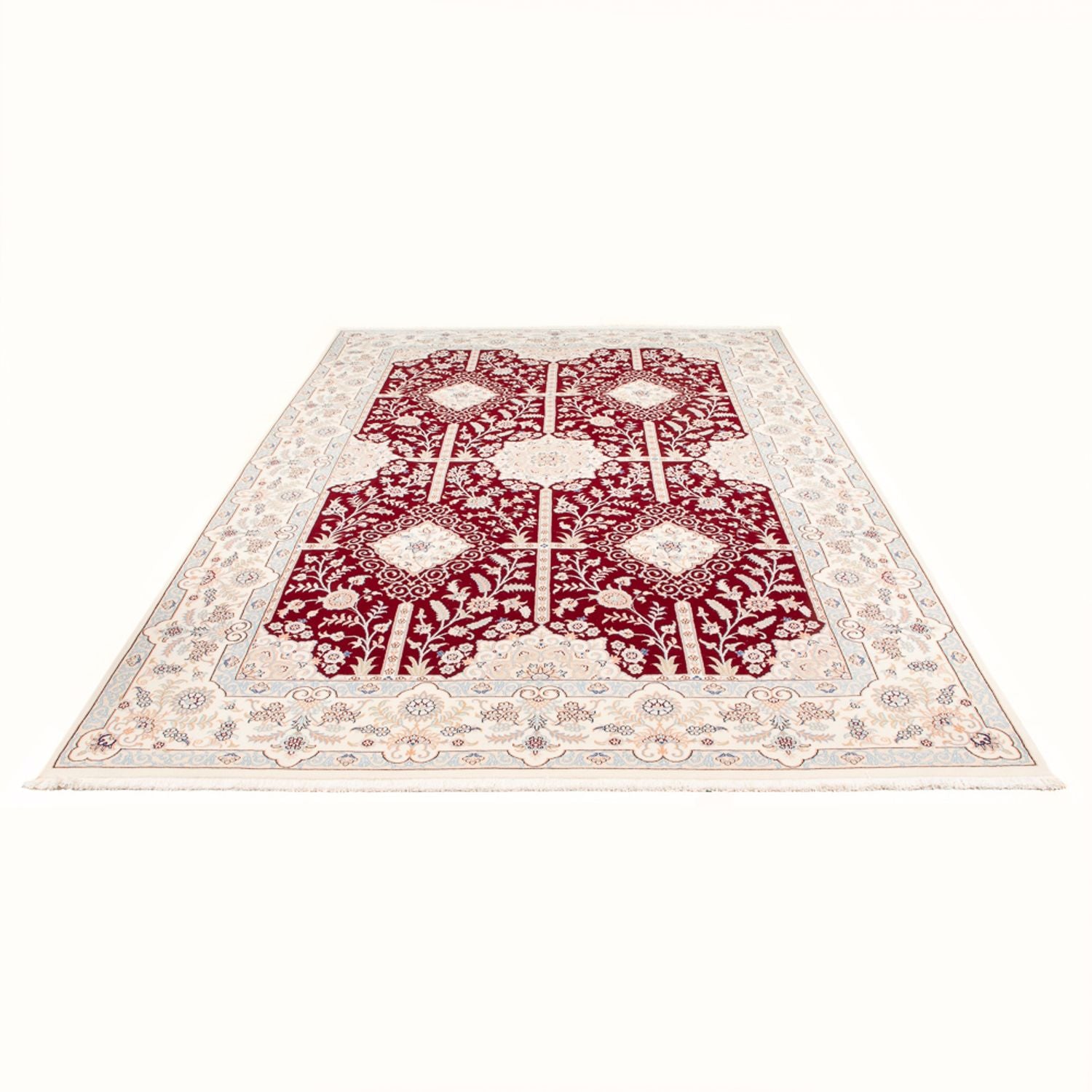Tapis persan - Nain - Premium - 300 x 198 cm - rouge
