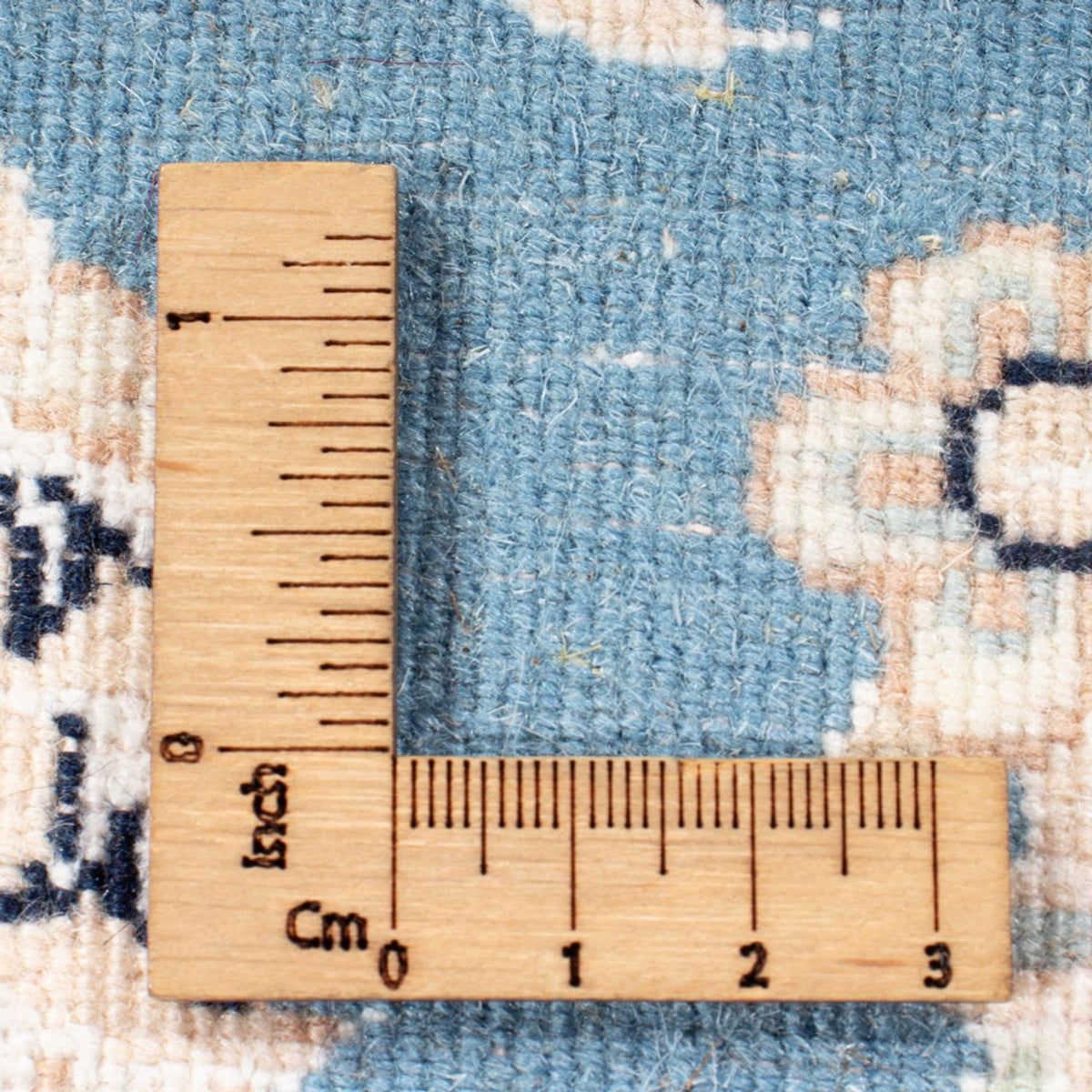 Tapis de couloir Tapis persan - Nain - Royal - 200 x 80 cm - bleu clair