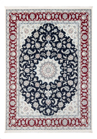 Tapis persan - Nain - Premium - 204 x 150 cm - bleu foncé