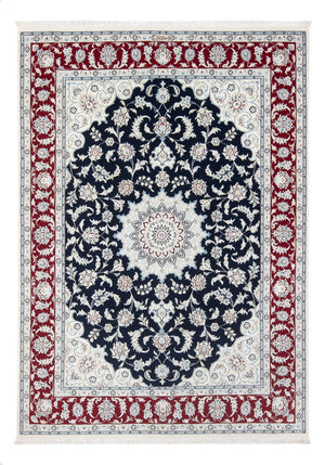 Tapis persan - Nain - Premium - 204 x 150 cm - bleu foncé