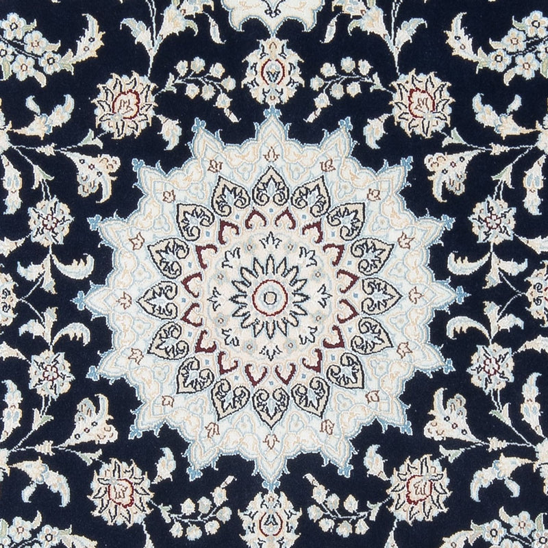 Tapis persan - Nain - Premium - 204 x 150 cm - bleu foncé