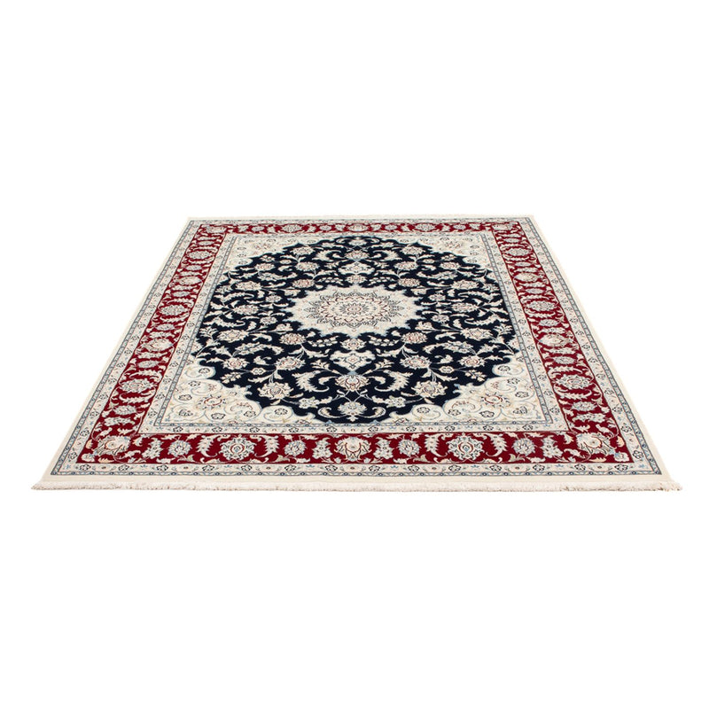 Tapis persan - Nain - Premium - 204 x 150 cm - bleu foncé