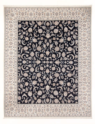 Tapis persan - Nain - Premium - 305 x 248 cm - bleu foncé
