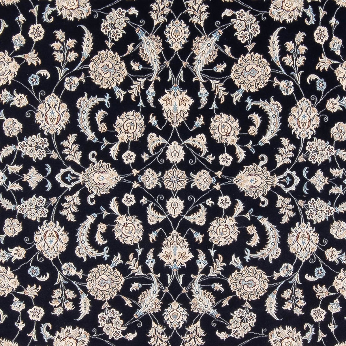 Tapis persan - Nain - Premium - 305 x 248 cm - bleu foncé