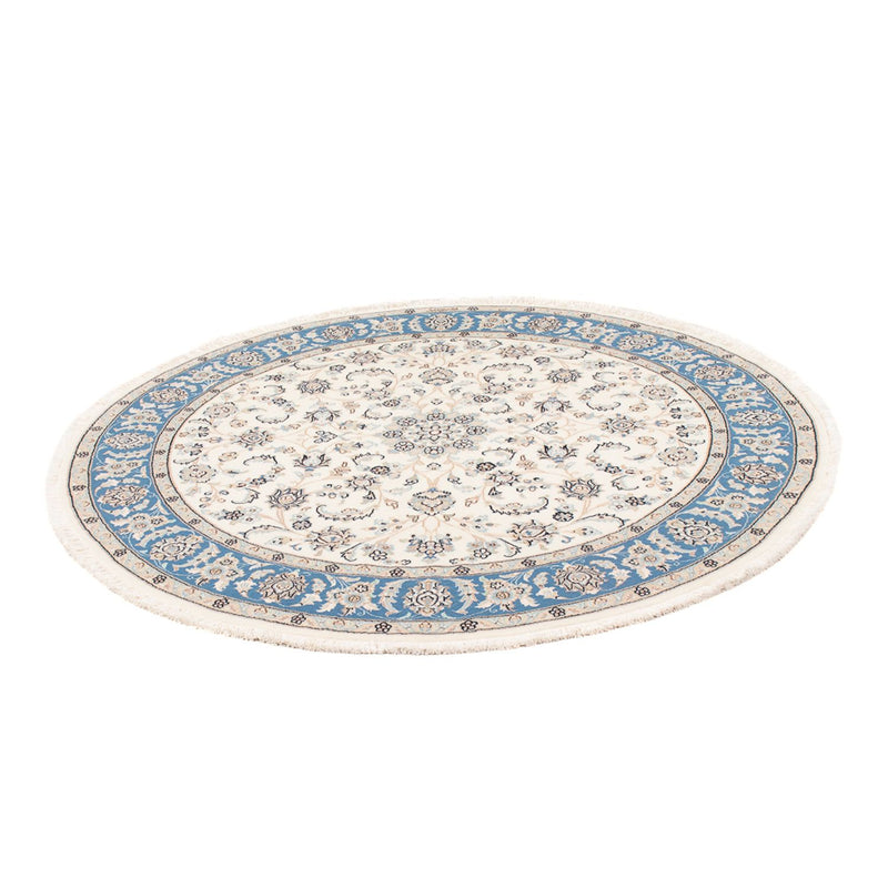 Tapis persan - Nain - Premium ronde  - 148 x 149 cm - crème