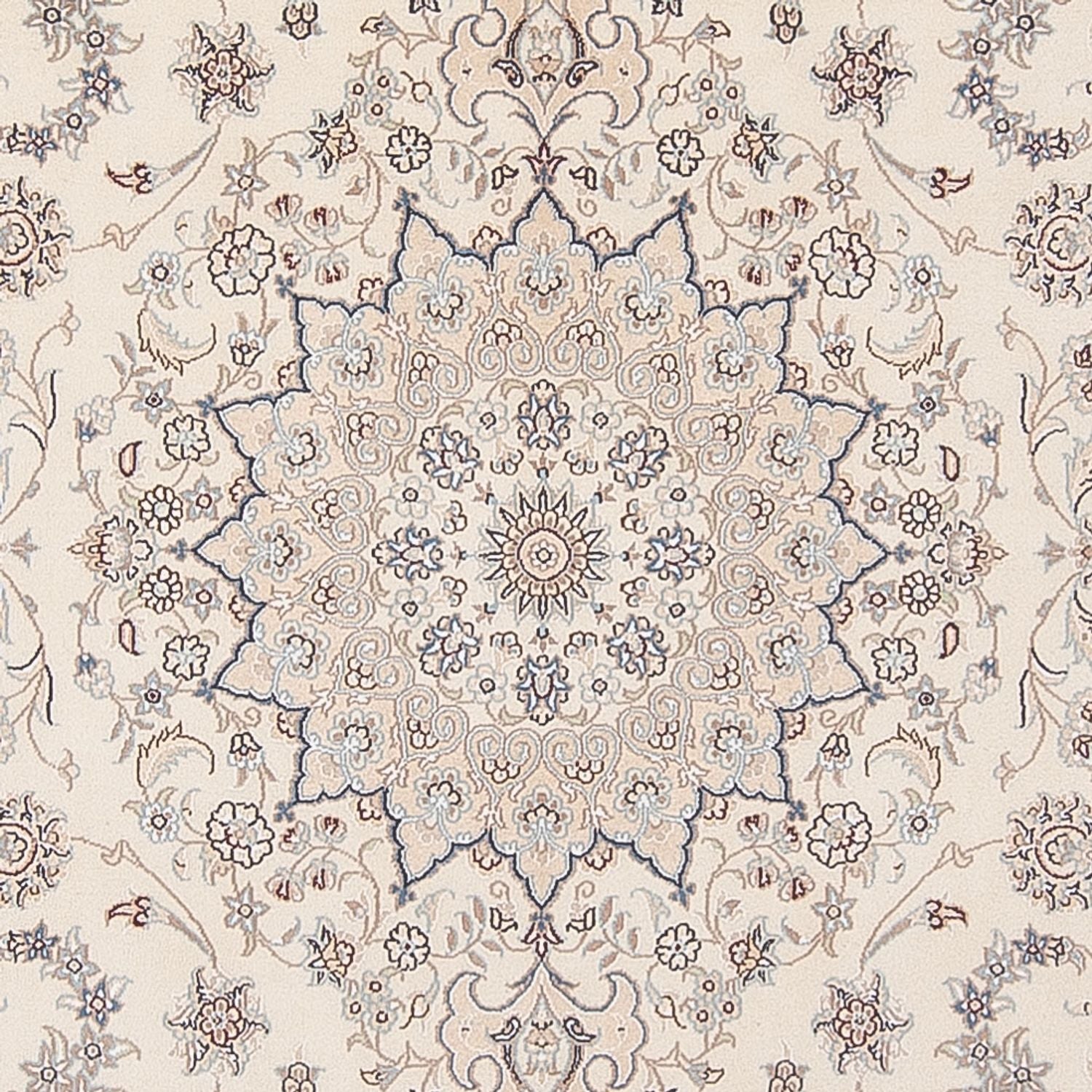 Tapis persan - Nain - Premium - 300 x 198 cm - crème
