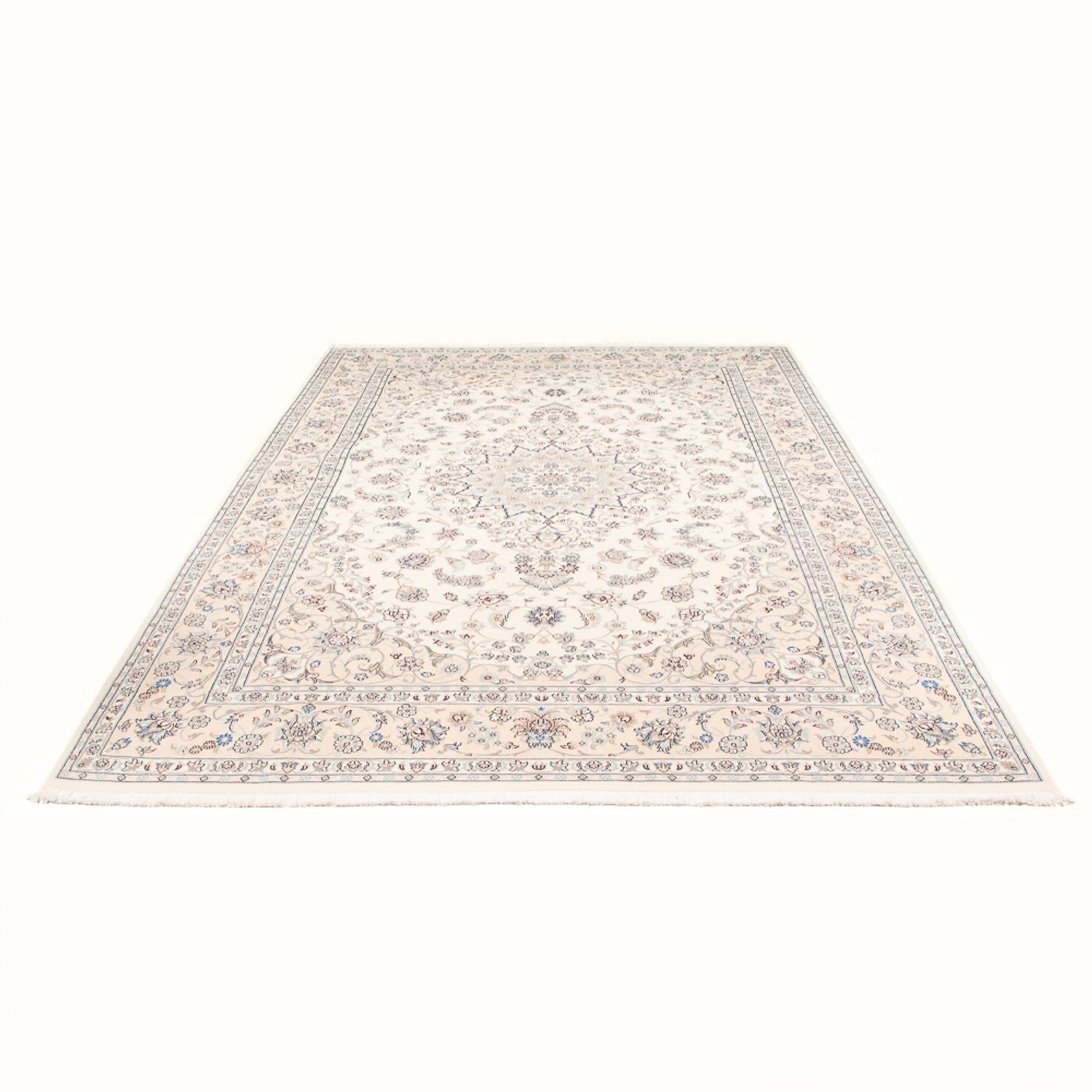 Tapis persan - Nain - Premium - 300 x 198 cm - crème