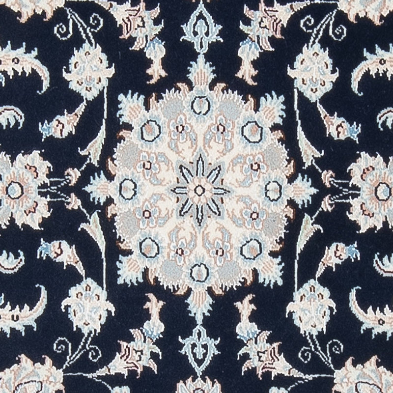 Tapis de couloir Tapis persan - Nain - Premium - 296 x 81 cm - bleu foncé