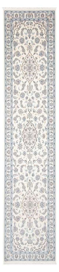 Tapis de couloir Tapis persan - Nain - Premium - 350 x 84 cm - crème