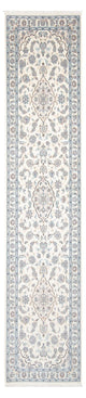 Tapis de couloir Tapis persan - Nain - Premium - 350 x 84 cm - crème