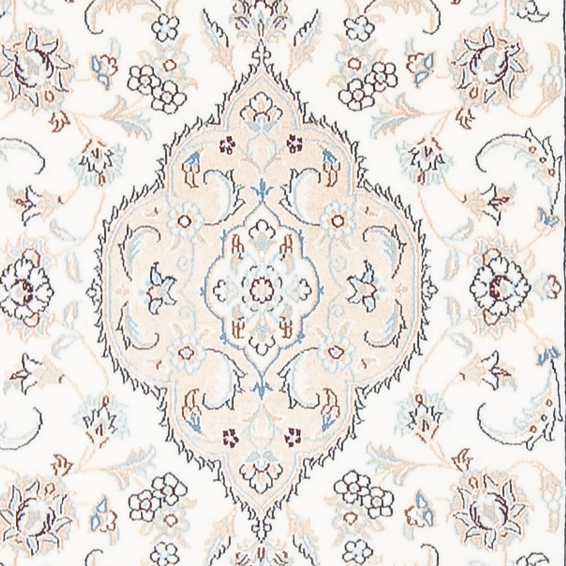 Tapis de couloir Tapis persan - Nain - Premium - 390 x 93 cm - crème