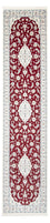 Tapis de couloir Tapis persan - Nain - Premium - 344 x 80 cm - rouge