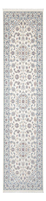 Tapis de couloir Tapis persan - Nain - Premium - 303 x 81 cm - crème