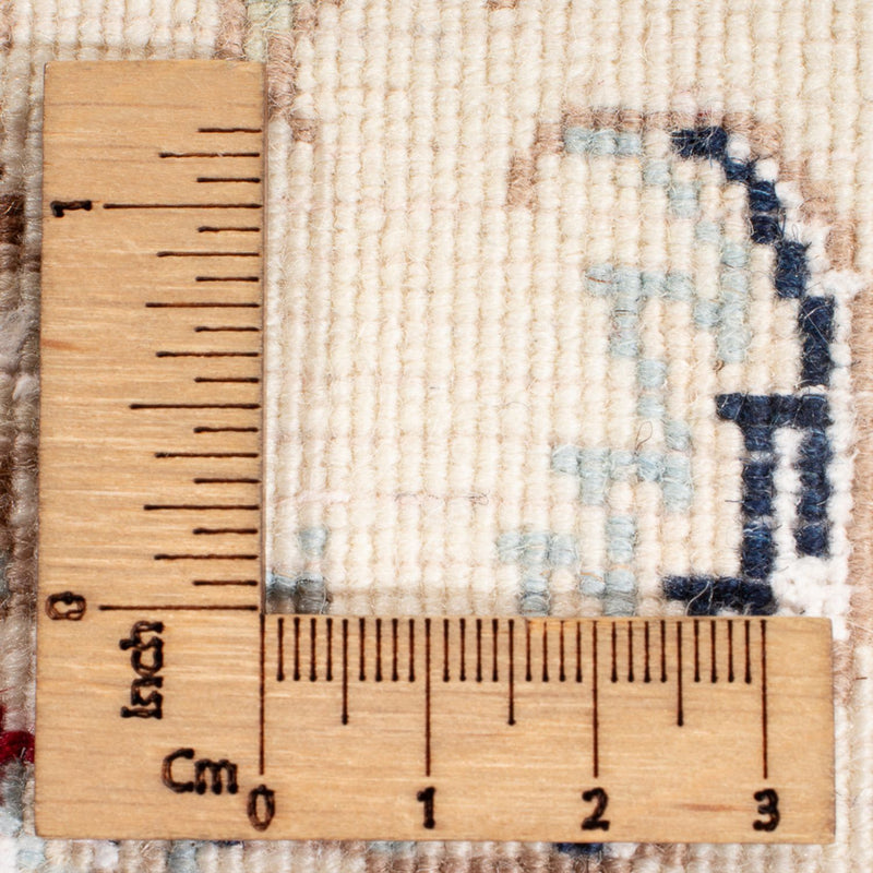 Tapis de couloir Tapis persan - Nain - Premium - 303 x 81 cm - crème