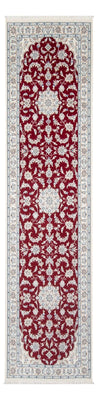 Tapis de couloir Tapis persan - Nain - Premium - 298 x 83 cm - rouge