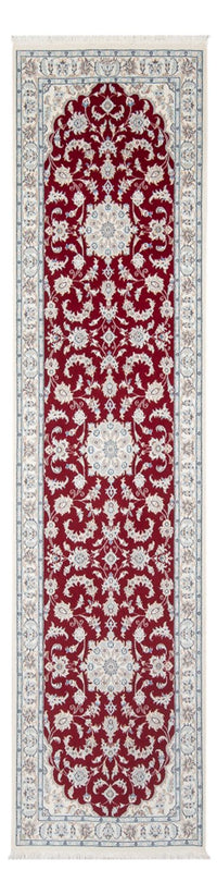 Tapis de couloir Tapis persan - Nain - Premium - 298 x 83 cm - rouge