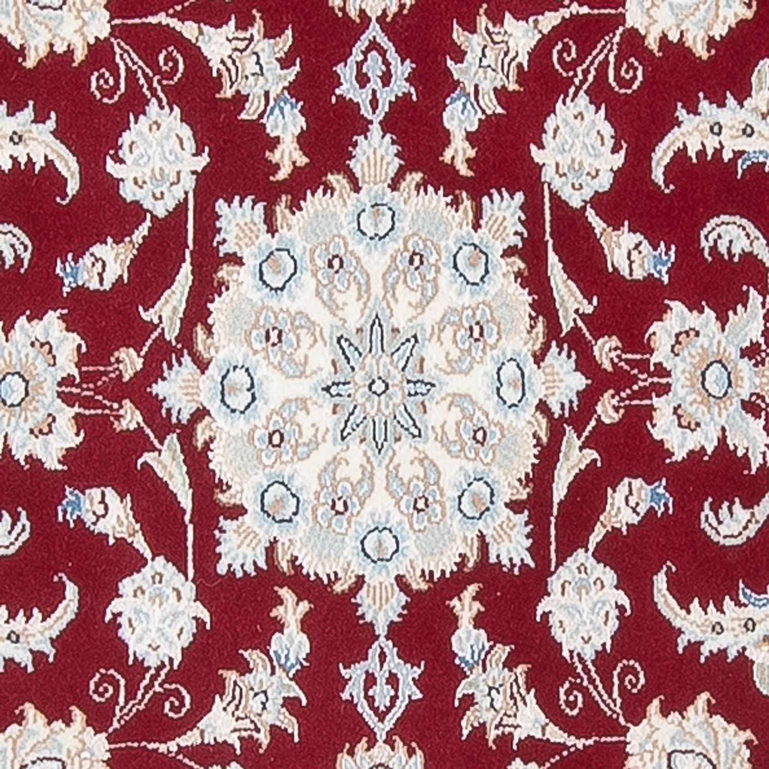 Tapis de couloir Tapis persan - Nain - Premium - 298 x 83 cm - rouge
