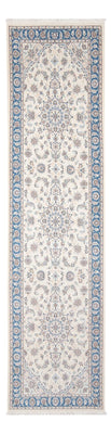 Tapis de couloir Tapis persan - Nain - Premium - 306 x 90 cm - crème