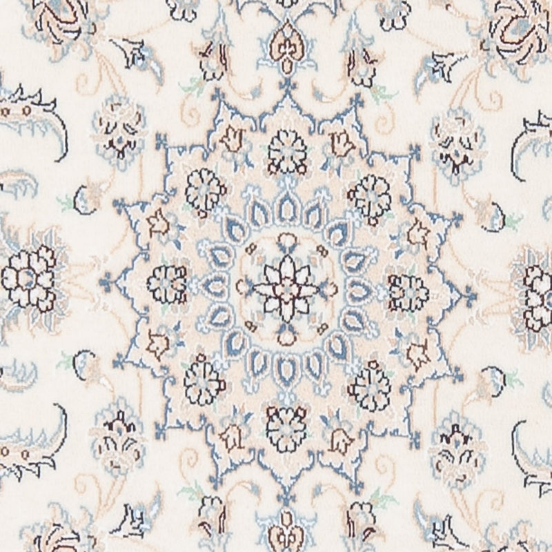 Tapis de couloir Tapis persan - Nain - Premium - 306 x 90 cm - crème
