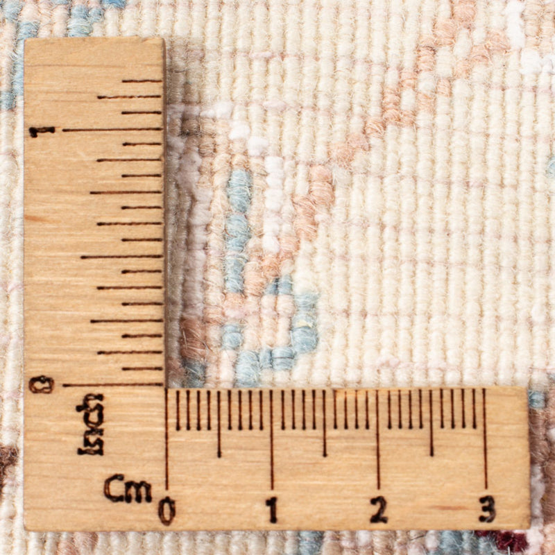 Tapis de couloir Tapis persan - Nain - Premium - 306 x 90 cm - crème