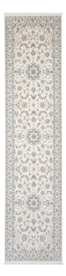 Tapis de couloir Tapis persan - Nain - Premium - 309 x 80 cm - crème