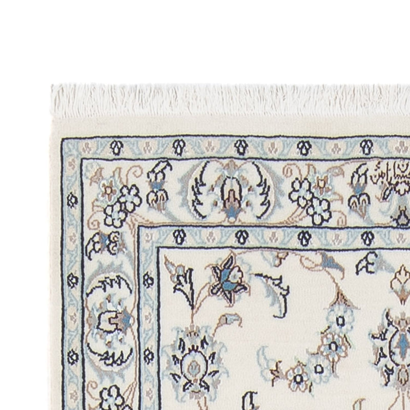 Tapis de couloir Tapis persan - Nain - Premium - 301 x 84 cm - crème