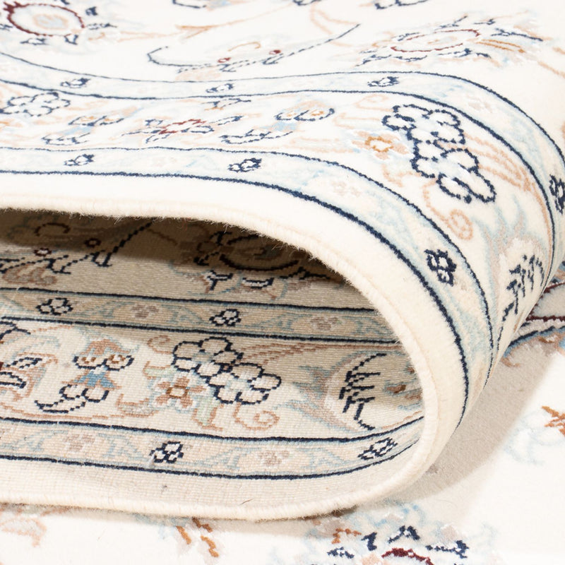 Tapis de couloir Tapis persan - Nain - Premium - 301 x 84 cm - crème