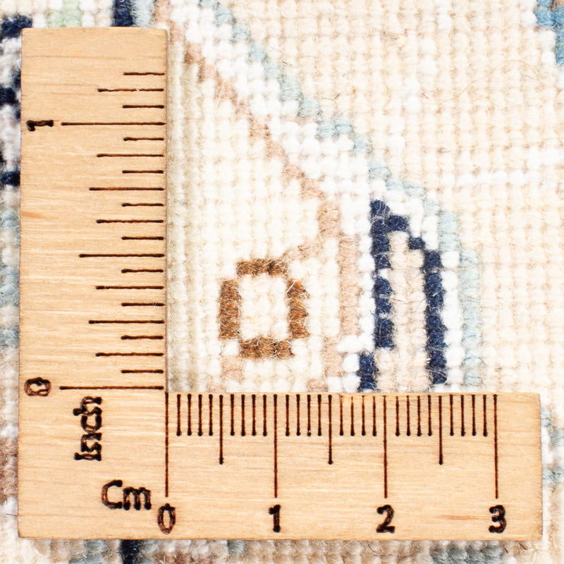 Tapis de couloir Tapis persan - Nain - Premium - 295 x 80 cm - crème