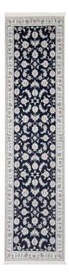 Tapis de couloir Tapis persan - Nain - Premium - 293 x 81 cm - bleu foncé