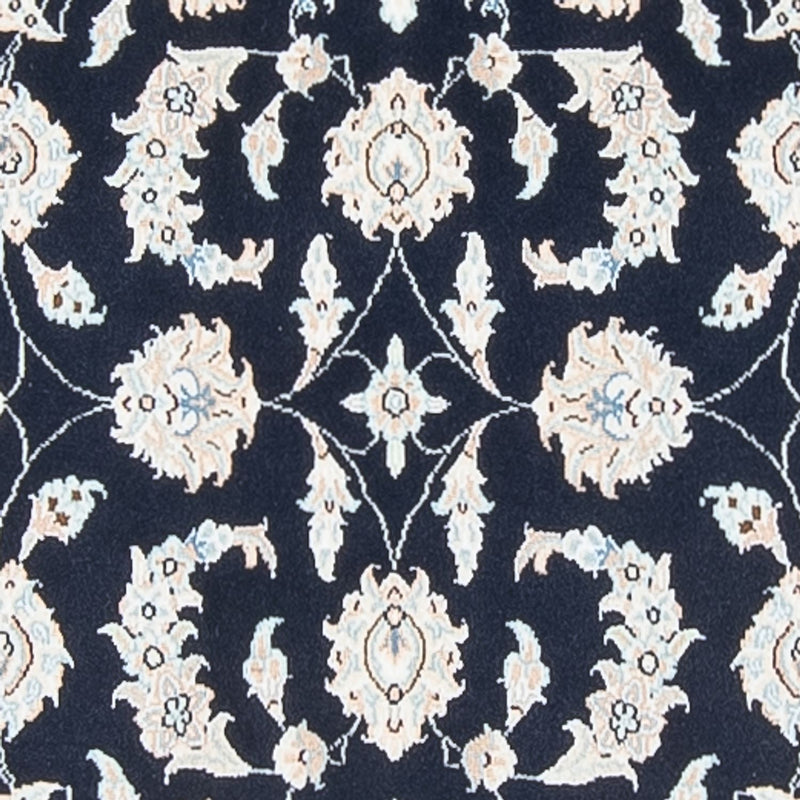 Tapis de couloir Tapis persan - Nain - Premium - 339 x 85 cm - bleu foncé