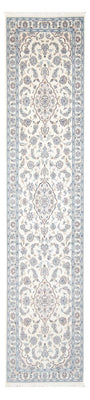 Tapis de couloir Tapis persan - Nain - Premium - 346 x 84 cm - crème