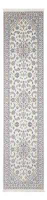 Tapis de couloir Tapis persan - Nain - Premium - 304 x 80 cm - crème