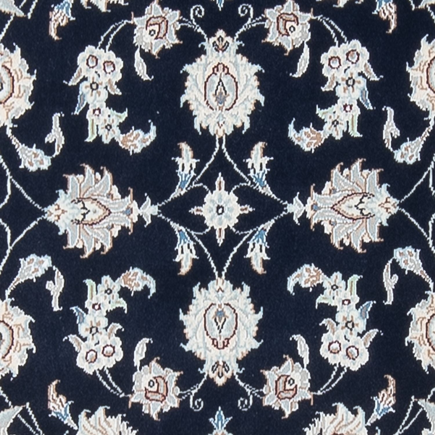 Tapis de couloir Tapis persan - Nain - Premium - 301 x 82 cm - bleu foncé