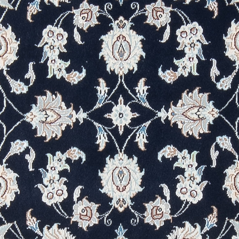 Tapis de couloir Tapis persan - Nain - Premium - 301 x 82 cm - bleu foncé