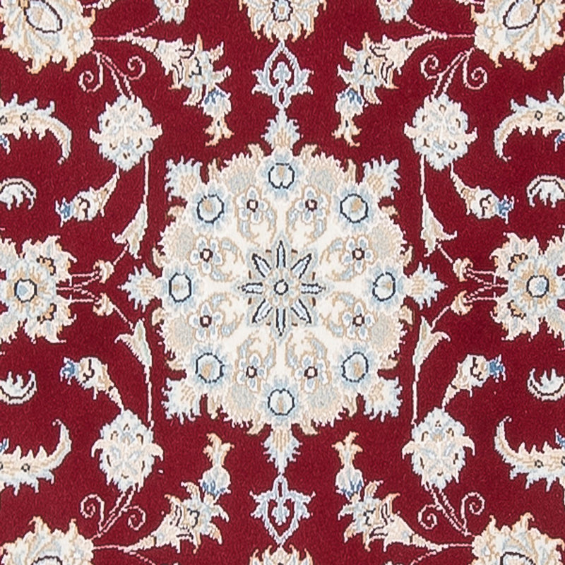 Tapis de couloir Tapis persan - Nain - Premium - 302 x 82 cm - rouge