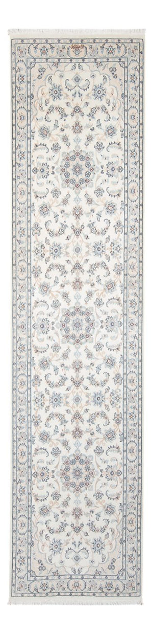Tapis de couloir Tapis persan - Nain - Premium - 309 x 83 cm - crème