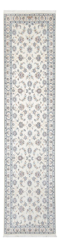 Tapis de couloir Tapis persan - Nain - Premium - 292 x 81 cm - crème