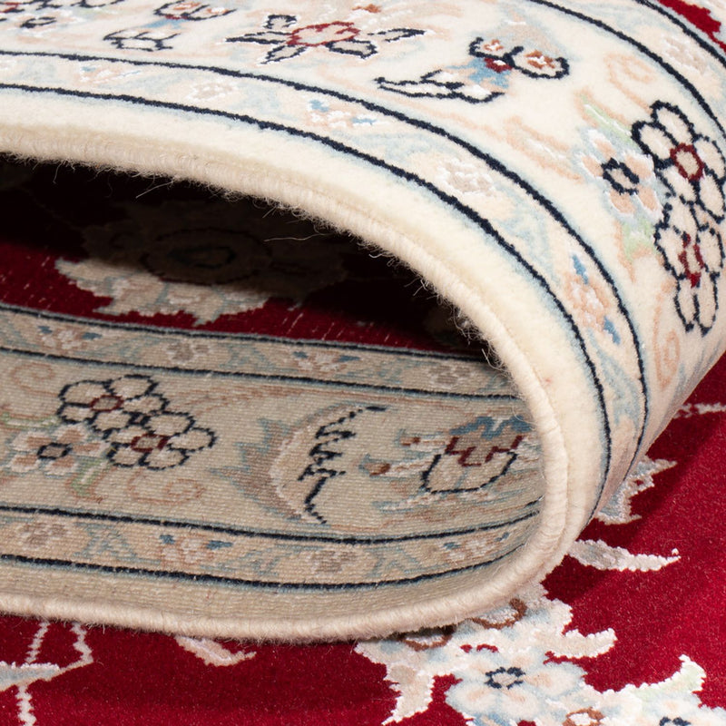 Tapis de couloir Tapis persan - Nain - Premium - 312 x 81 cm - rouge